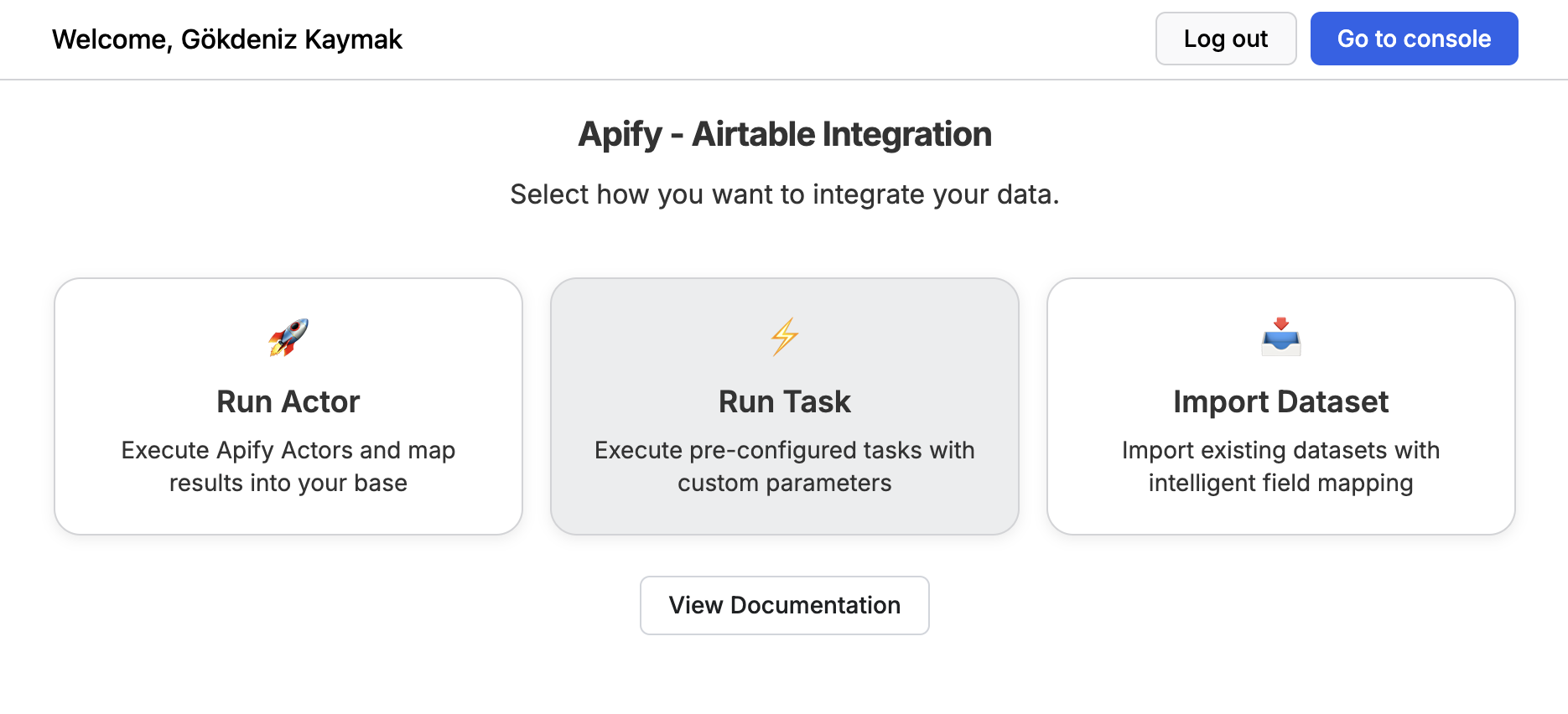 Apify extension overview